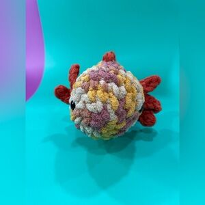 Handmade Crochet Axolotl